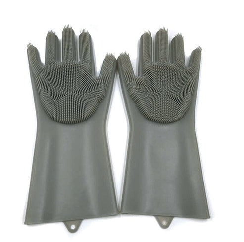 Heat-Resistant Silicone Cleaning Gloves – Multi-Function Kitchen & Household Magic Gloves - BudgetSpender