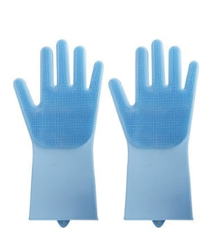 Heat-Resistant Silicone Cleaning Gloves – Multi-Function Kitchen & Household Magic Gloves - BudgetSpender