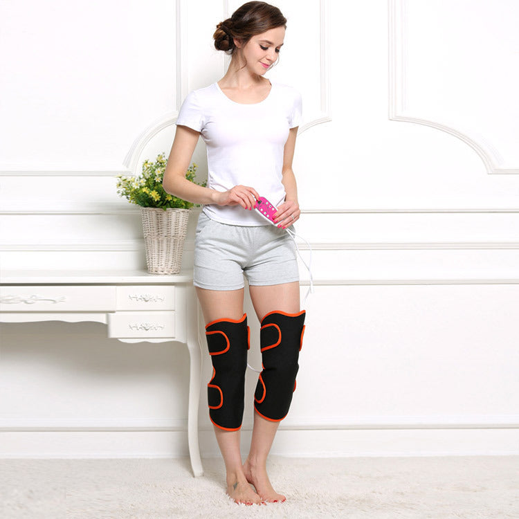 Warm Heat Electric Heating Knee Protector – Multi-Function Leg Vibration Massager for Joint Relief - BudgetSpender