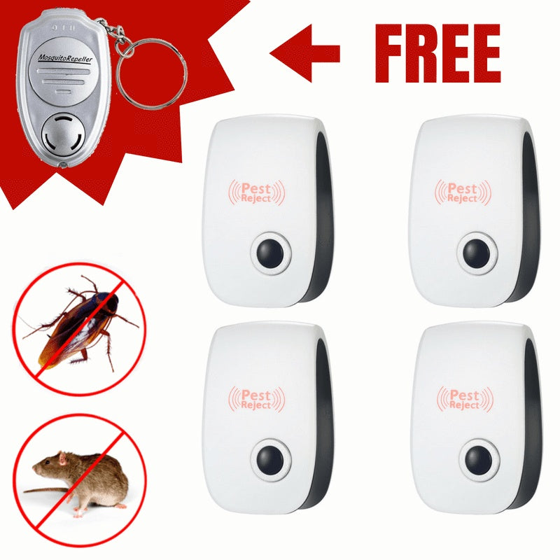 Ultrasonic Pest Repeller for Home | Effective Bug & Rodent Control | AC 220V Plug-in Device - BudgetSpender