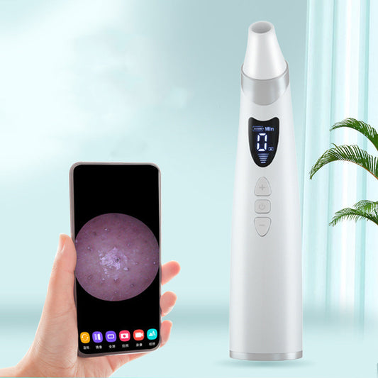 Electric Visual Blackhead Suction Instrument with HD Camera – Deep Pore Cleaner for Face with 4 Skin-Friendly Tips - BudgetSpender
