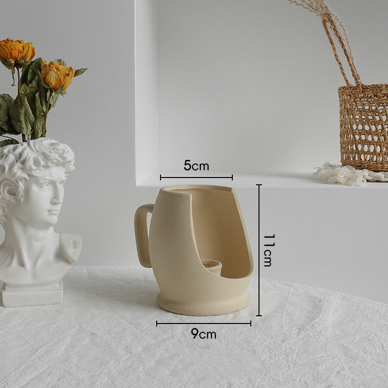 Nordic Ceramic Table Vase – Elegant Home Décor for Living Room, Bedroom, and Office Spaces - BudgetSpender
