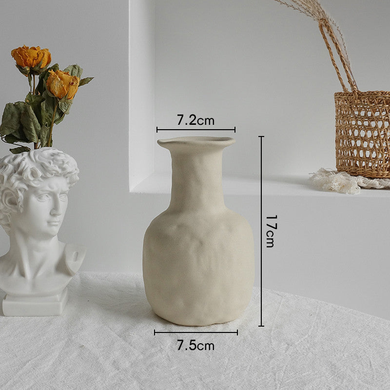 Nordic Ceramic Table Vase – Elegant Home Décor for Living Room, Bedroom, and Office Spaces - BudgetSpender