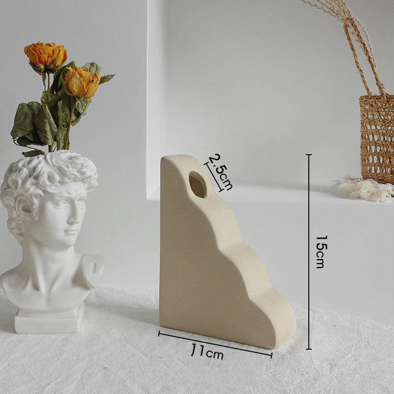 Nordic Ceramic Table Vase – Elegant Home Décor for Living Room, Bedroom, and Office Spaces - BudgetSpender