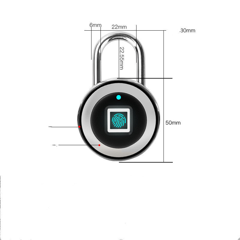 Smart Fingerprint Padlock – Mini Anti-Theft Lock for Travel, Gym, Luggage & Home Security - BudgetSpender