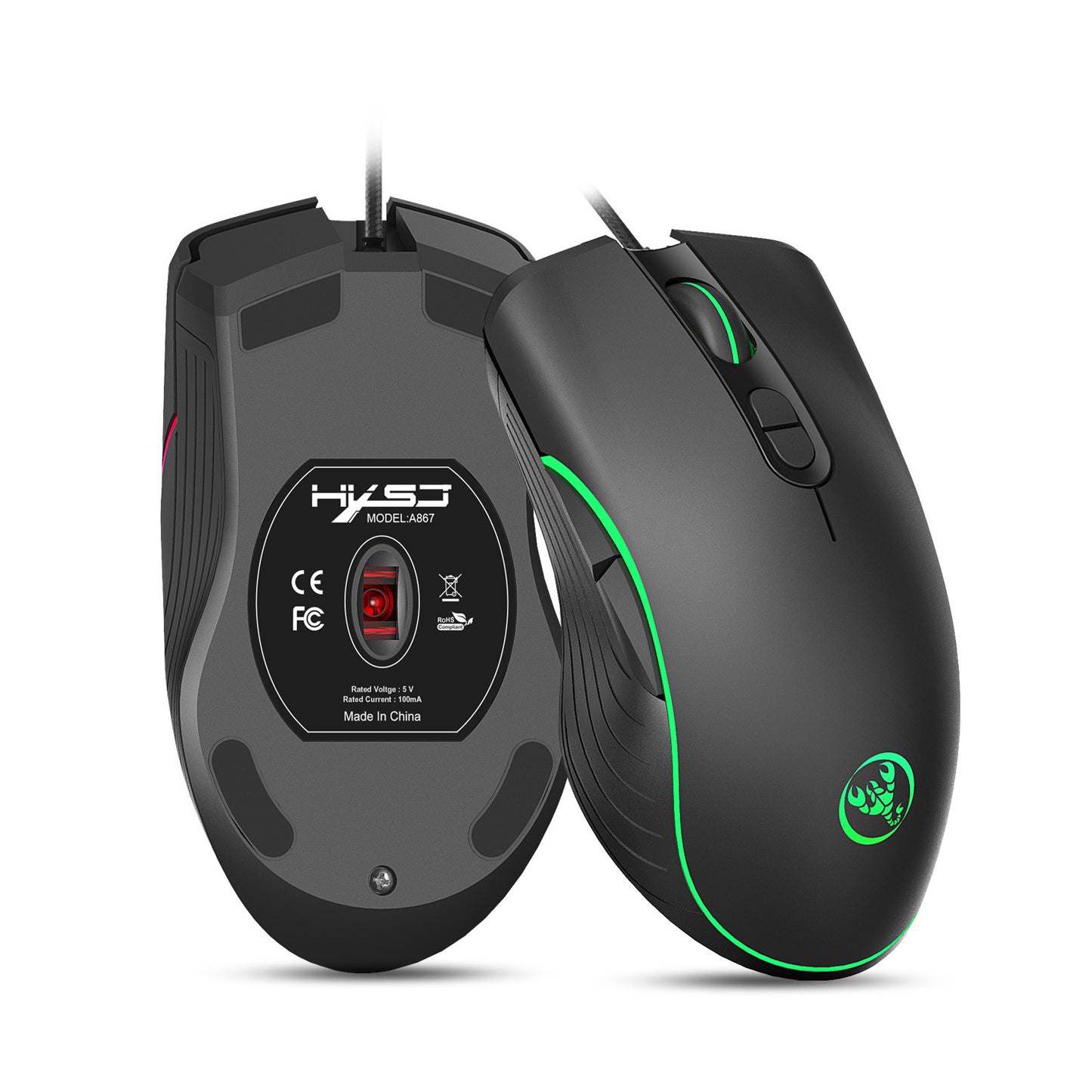 Gaming Mouse with Adjustable DPI and Four-Way Wheel | 7-Button Optical USB Mouse - BudgetSpender