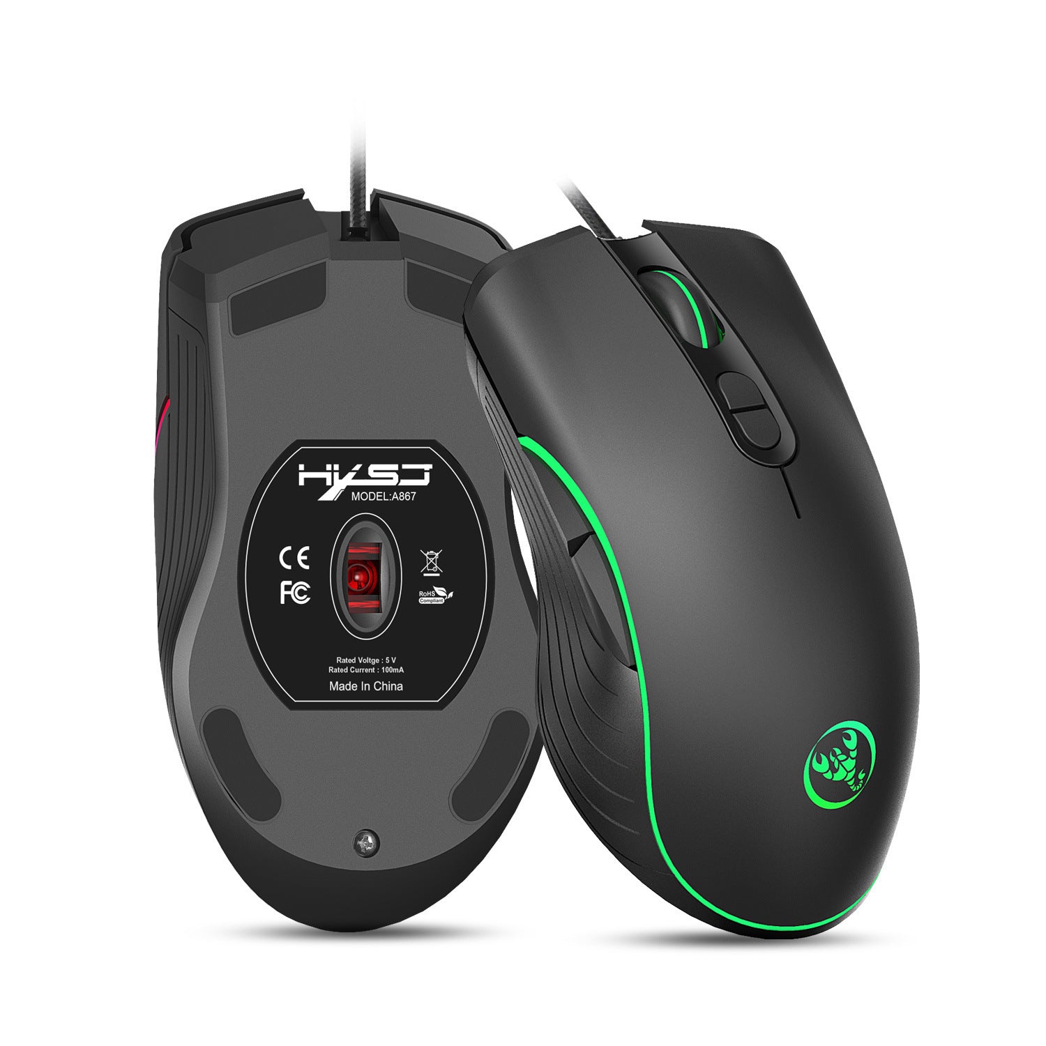Gaming Mouse with Adjustable DPI and Four-Way Wheel | 7-Button Optical USB Mouse - BudgetSpender