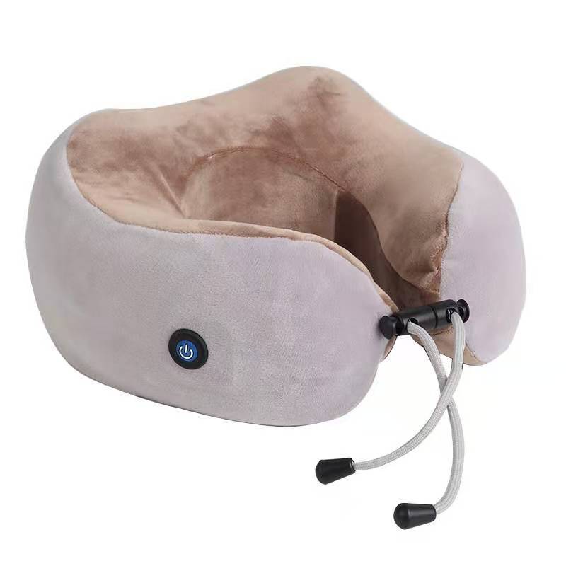 Neck Massage Pillow with Kneading, Vibration & Heating – Rechargeable Hot Compress for Relaxation - BudgetSpender