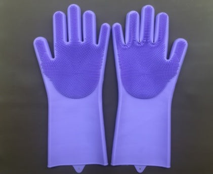 Heat-Resistant Silicone Cleaning Gloves – Multi-Function Kitchen & Household Magic Gloves - BudgetSpender