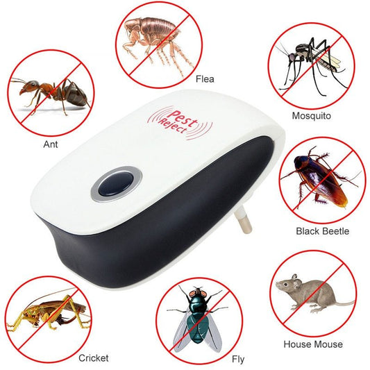 Ultrasonic Pest Repeller for Home | Effective Bug & Rodent Control | AC 220V Plug-in Device - BudgetSpender