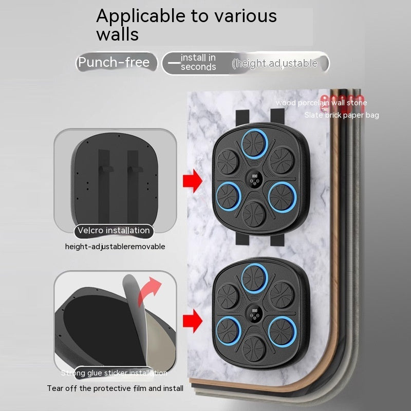 Music Boxing Target – High-Fidelity Sound & Rhythm-Adjustable Boxing Equipment - BudgetSpender