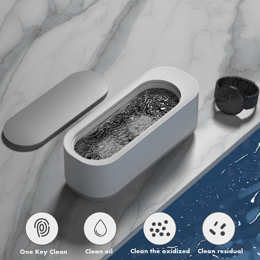 Ultrasonic Cleaning Machine High Frequency Vibration Wash Cleaner for Jewelry, Glasses, Watches & Dentures - BudgetSpender