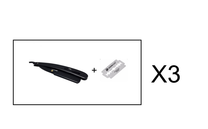 Stainless Steel Straight Razor – Precision Shaving with Professional-Grade Blades - BudgetSpender