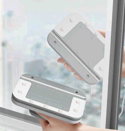 Magnetic Double-Sided Window Cleaner – Effortless Shine, Inside and Out - BudgetSpender