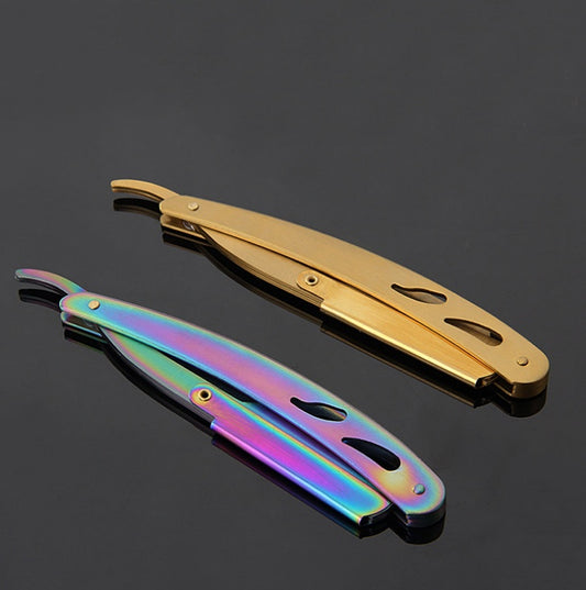 Stainless Steel Straight Razor – Precision Shaving with Professional-Grade Blades - BudgetSpender