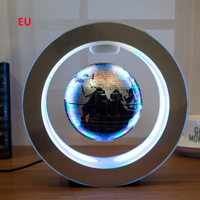 Round LED World Map Floating Globe – Anti-Gravity Magic with Stunning LED Display - BudgetSpender