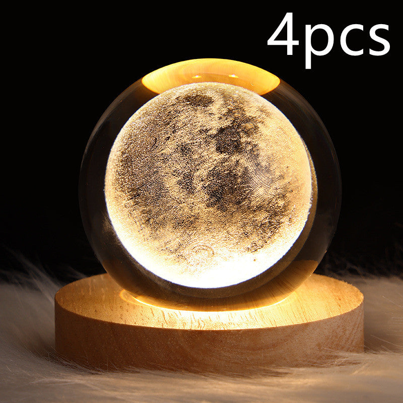 3D Crystal Night Light | Romantic Atmosphere Maker with Unique Designs - BudgetSpender