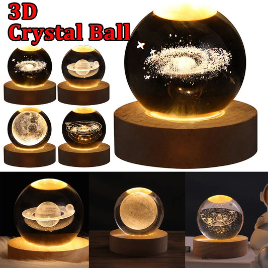 3D Crystal Night Light | Romantic Atmosphere Maker with Unique Designs - BudgetSpender
