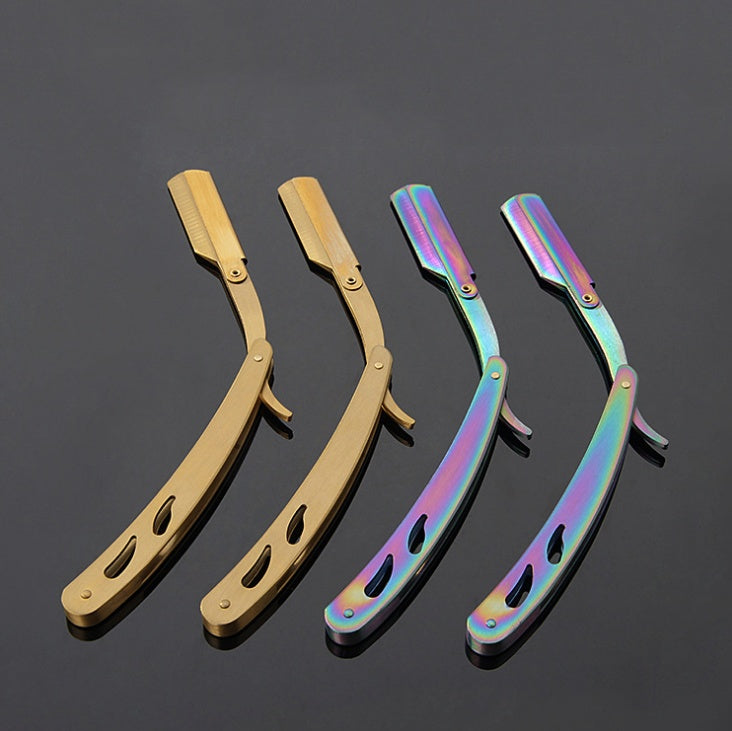 Stainless Steel Straight Razor – Precision Shaving with Professional-Grade Blades - BudgetSpender