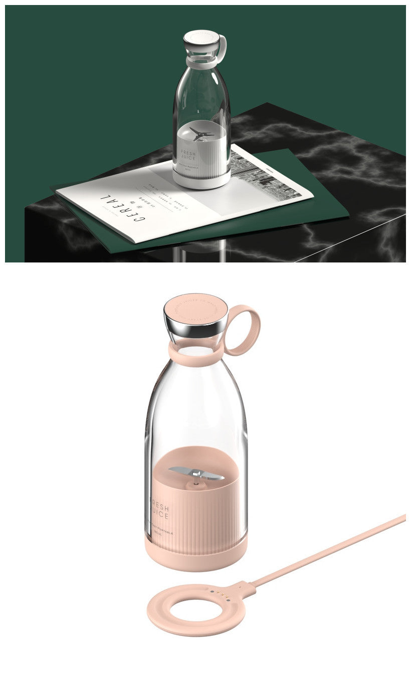 350ML Portable USB Rechargeable Blender – Electric Juicer Mixer Cup for Home & Travel - BudgetSpender