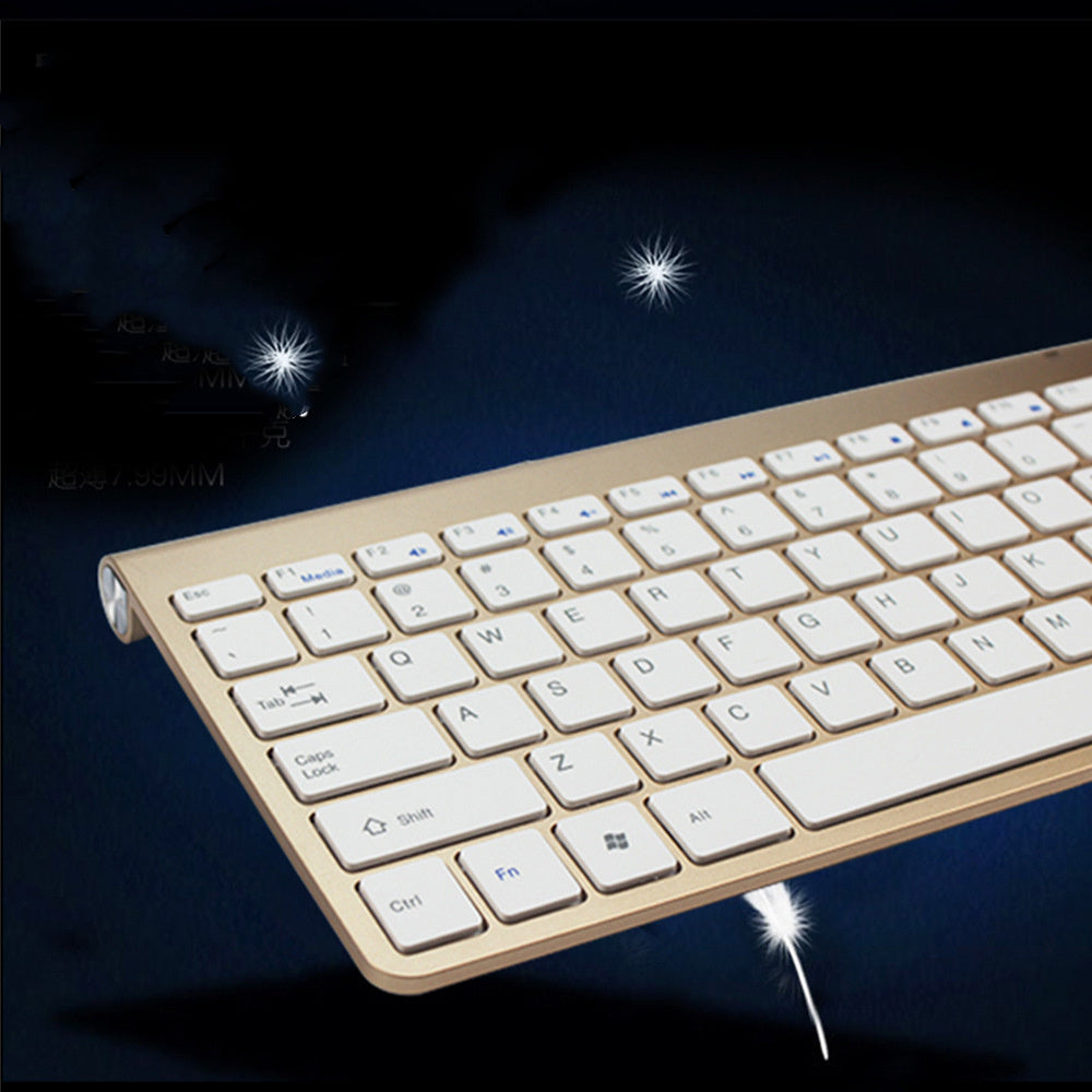 Ultra-Slim Wireless Bluetooth Keyboard and Mouse Combo - BudgetSpender