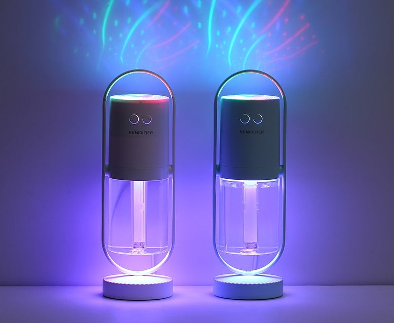 Magic Shadow USB Air Humidifier – Mini Ultrasonic Mist Maker with Night Light - BudgetSpender
