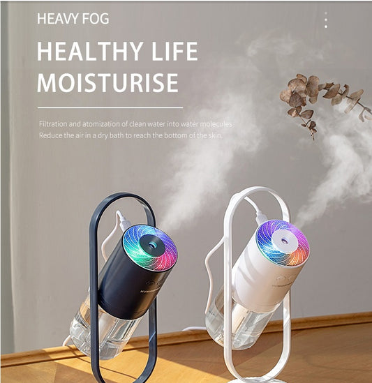 Magic Shadow USB Air Humidifier – Mini Ultrasonic Mist Maker with Night Light - BudgetSpender