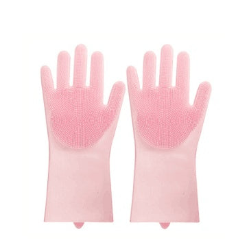 Heat-Resistant Silicone Cleaning Gloves – Multi-Function Kitchen & Household Magic Gloves - BudgetSpender