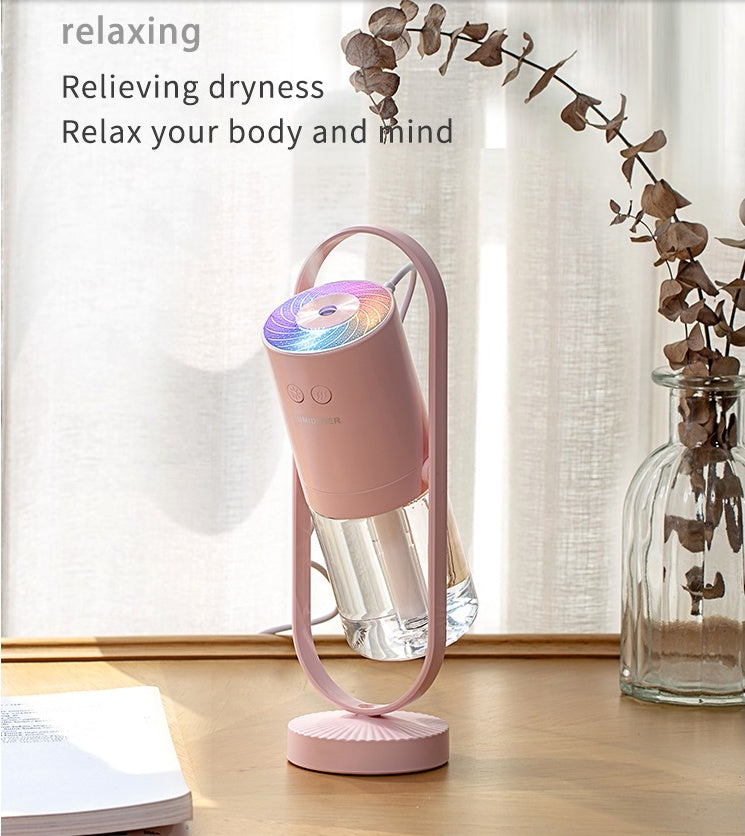 Magic Shadow USB Air Humidifier – Mini Ultrasonic Mist Maker with Night Light - BudgetSpender