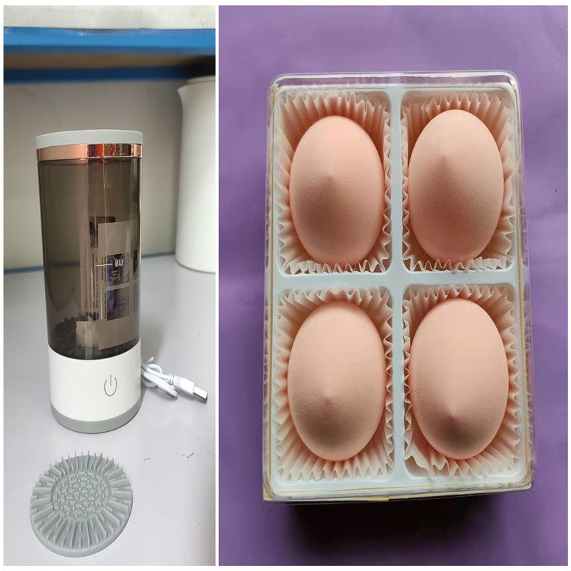 Electric Makeup Brush Cleaner USB Portable Spinner for Deep Cleaning & Fast Drying - BudgetSpender