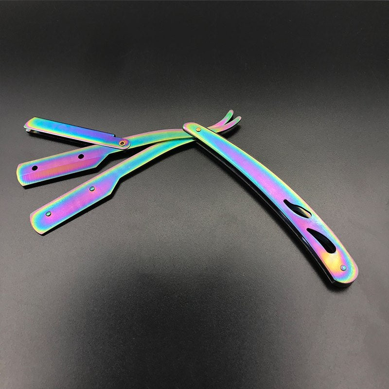 Stainless Steel Straight Razor – Precision Shaving with Professional-Grade Blades - BudgetSpender
