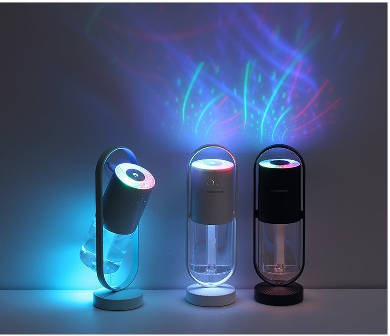 Magic Shadow USB Air Humidifier – Mini Ultrasonic Mist Maker with Night Light - BudgetSpender