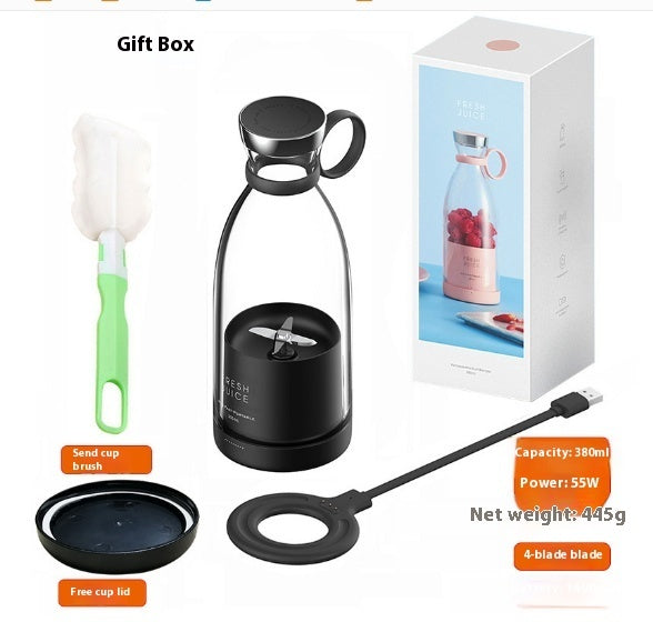 350ML Portable USB Rechargeable Blender – Electric Juicer Mixer Cup for Home & Travel - BudgetSpender