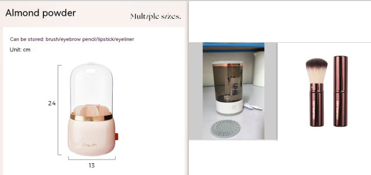 Electric Makeup Brush Cleaner USB Portable Spinner for Deep Cleaning & Fast Drying - BudgetSpender