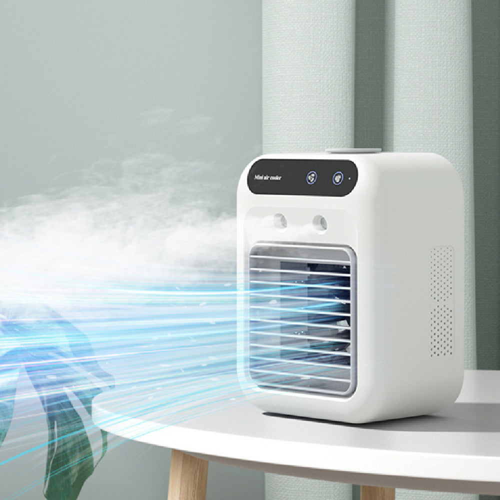 USB Air Conditioning Fan – Portable Mini AC with Ice Mist Cooling - BudgetSpender