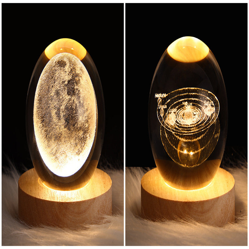 3D Crystal Night Light | Romantic Atmosphere Maker with Unique Designs - BudgetSpender