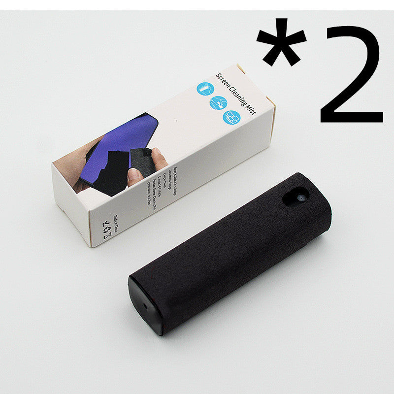 Portable Screen Cleaner Set – 2-in-1 Spray & Wipe Tool for Phones, Laptops & Tablets - BudgetSpender