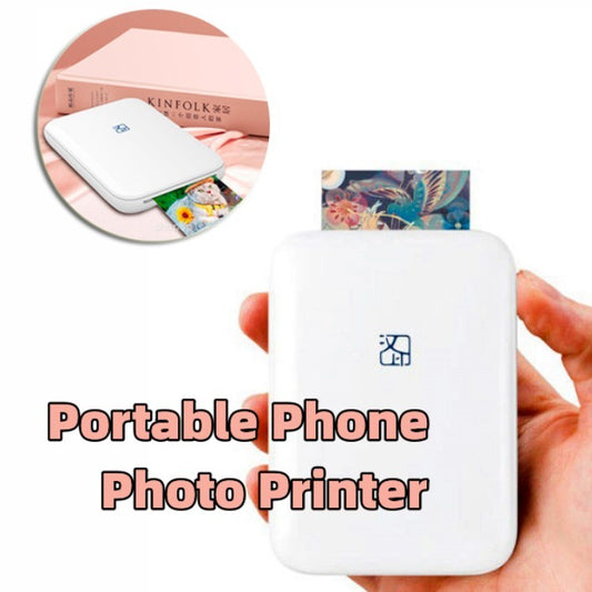 Color Photo Printer – Portable Wireless Full-Color Thermal Sublimation Printer for On-the-Go Printing - BudgetSpender
