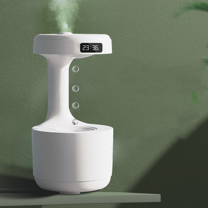 Bedroom Anti-Gravity Humidifier with Clock - BudgetSpender