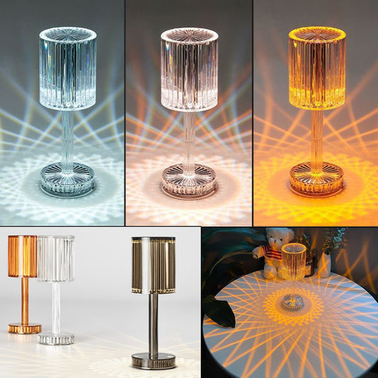 3-Way Dimmable Crystal Table Lamp | Touch Control with Elegant Crystal Design - BudgetSpender