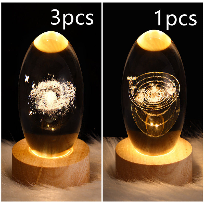 3D Crystal Night Light | Romantic Atmosphere Maker with Unique Designs - BudgetSpender