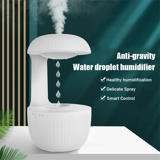 Anti-Gravity Cool Mist Air Humidifier – Silent Levitating Water Drop Diffuser - BudgetSpender