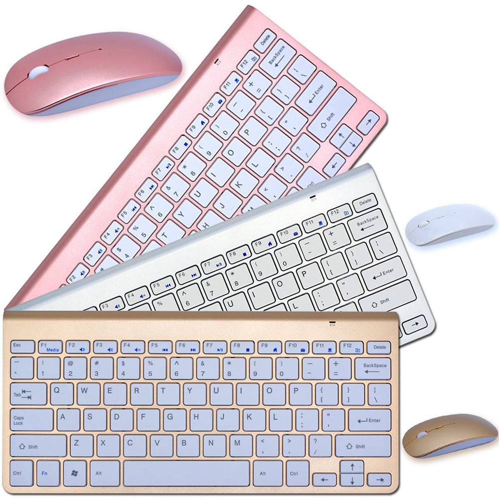 Ultra-Slim Wireless Bluetooth Keyboard and Mouse Combo - BudgetSpender