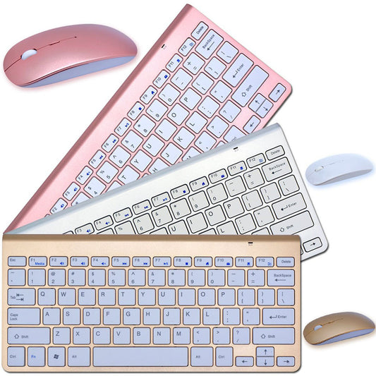 Ultra-Slim Wireless Bluetooth Keyboard and Mouse Combo - BudgetSpender