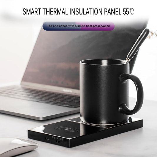 Wireless Charger & Constant Temperature Coaster – Beverage Warmer with Fast Charging for Phones - BudgetSpender