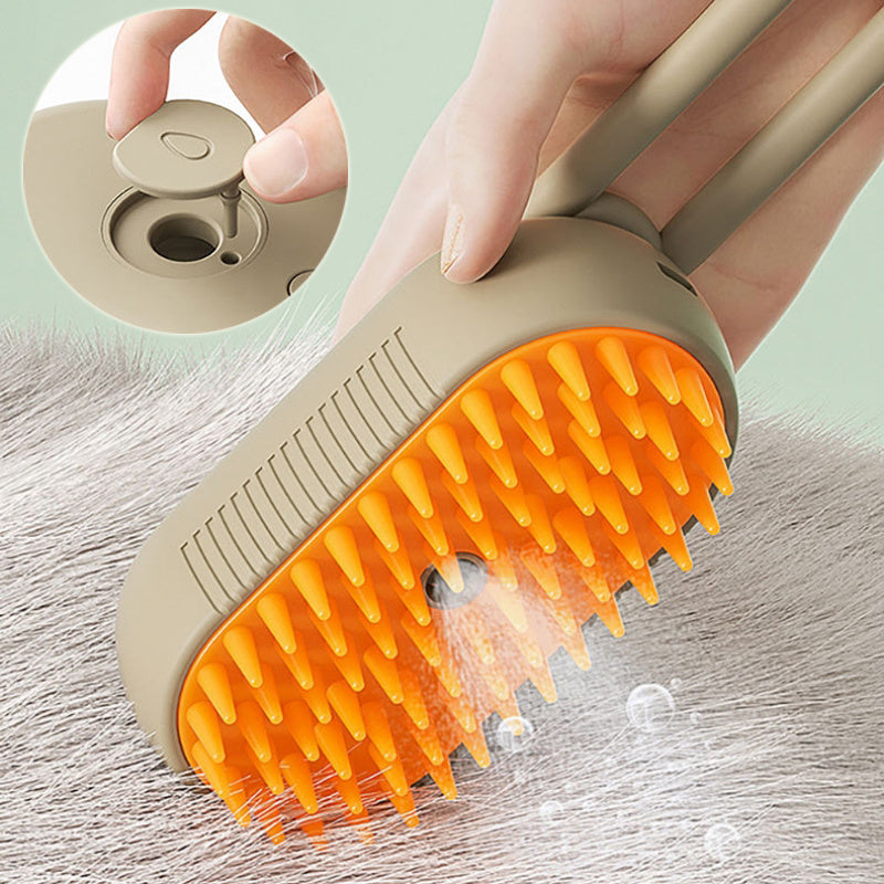 Cat Steam Brush Steamy Dog Brush 3 In 1 Electric Spray Cat Hair Brushes For Massage Pet Grooming Comb Hair Removal Combs Pet Products - BudgetSpender