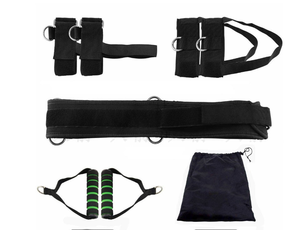 Latex Bounce Training Rope Set – Taekwondo Kick Training, Boxing Agility, and Fitness Exercise Resistance Bands - BudgetSpender