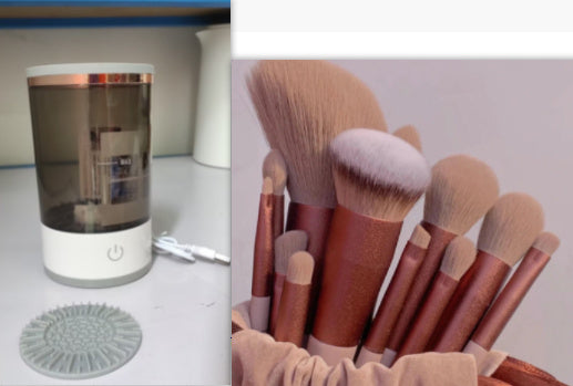 Electric Makeup Brush Cleaner USB Portable Spinner for Deep Cleaning & Fast Drying - BudgetSpender