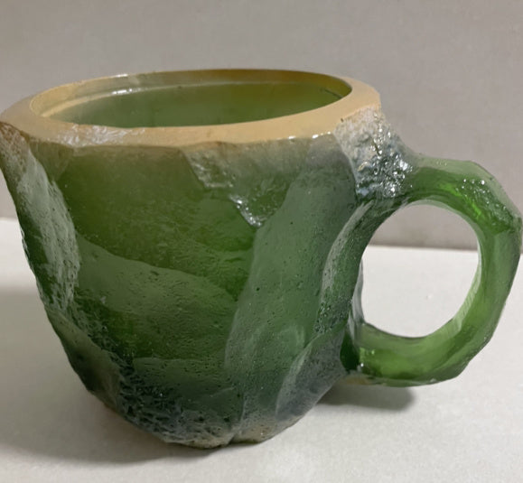 400ml Resin Mineral Crystal Coffee Mug with Handle – Elegant Mineral Crystal Cup for Home & Office Decor - BudgetSpender