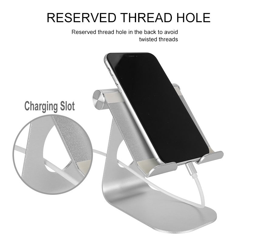 Adjustable Tablet Stand for iPhone & Tablets – Hands-Free Viewing, Sturdy & Secure for All Devices - BudgetSpender
